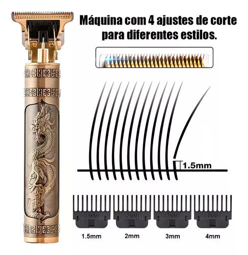 Maquina Profissional para Barba e Cabelo - Pro 3 em 1